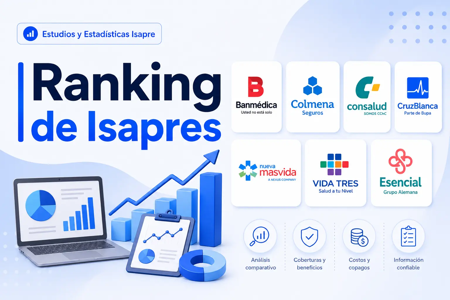 Ranking de Isapres en Chile 2026: afiliados, desafiliaciones y alzas comparadas