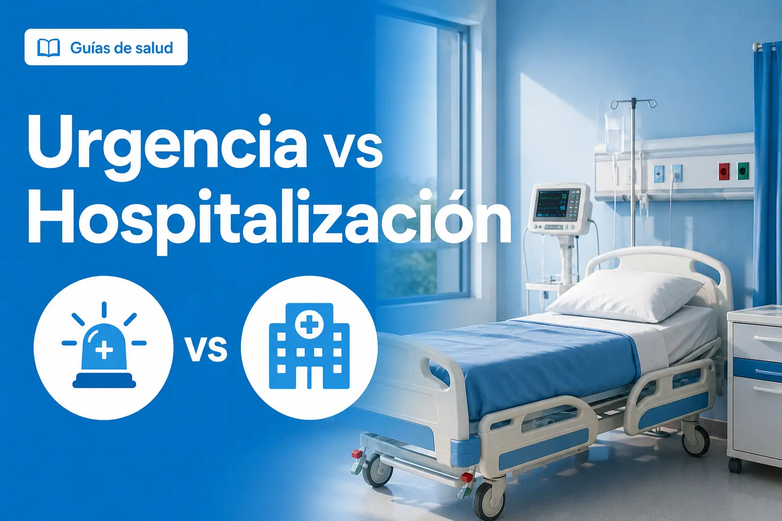 Urgencia vs hospitalización en tu Isapre: qué pasa con tu copago si terminas hospitalizado